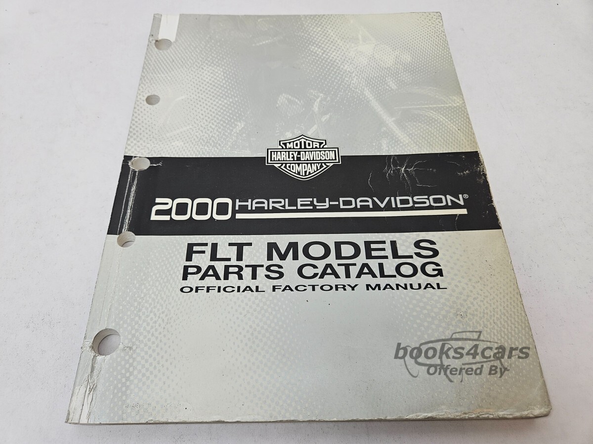 view cover of 2000 FLT models Parts Catalog Manual by Harley Davidson