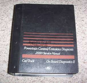 view cover of 2000 Powertrain Control/Emissions Diagnosis shop service manual for Car and Truck by Ford