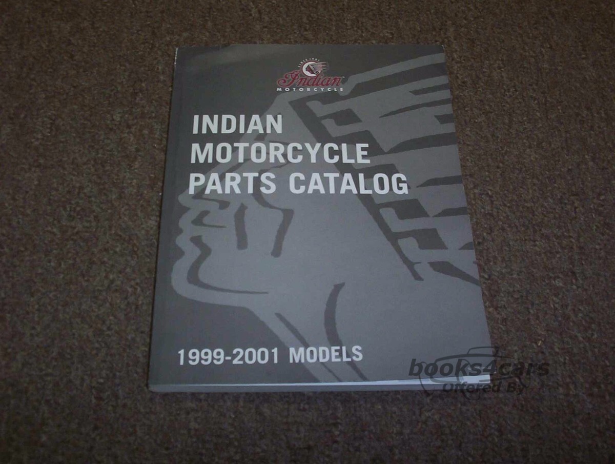 view cover of 1999-2001 Indian Motorcycle Parts Catalog Manual All models