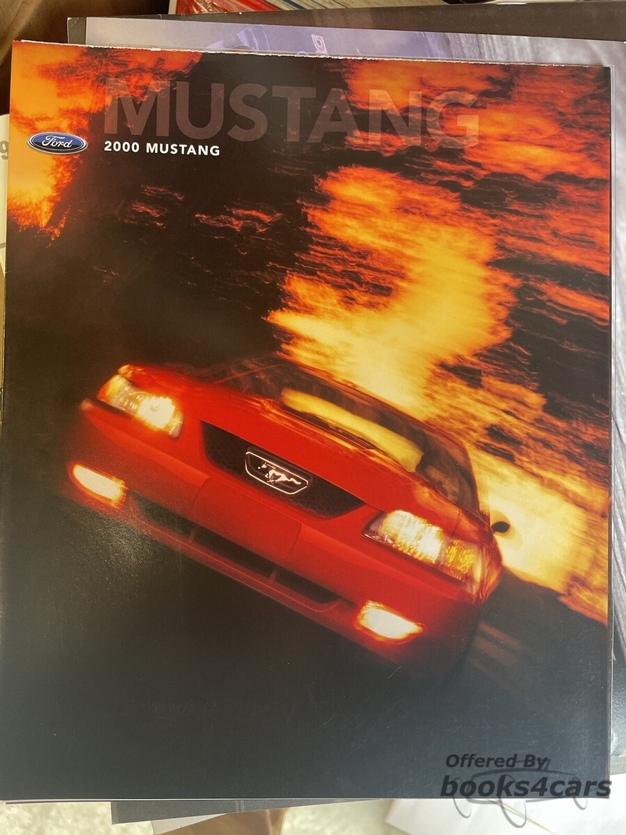 view cover of 2000 Ford Mustang Sales Brochure