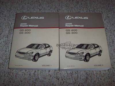 view cover of 2000 GS Shop Service Repair Manual by Lexus for GS300 GS400 Engine Chassis & Body for GS 300 & 400 V2