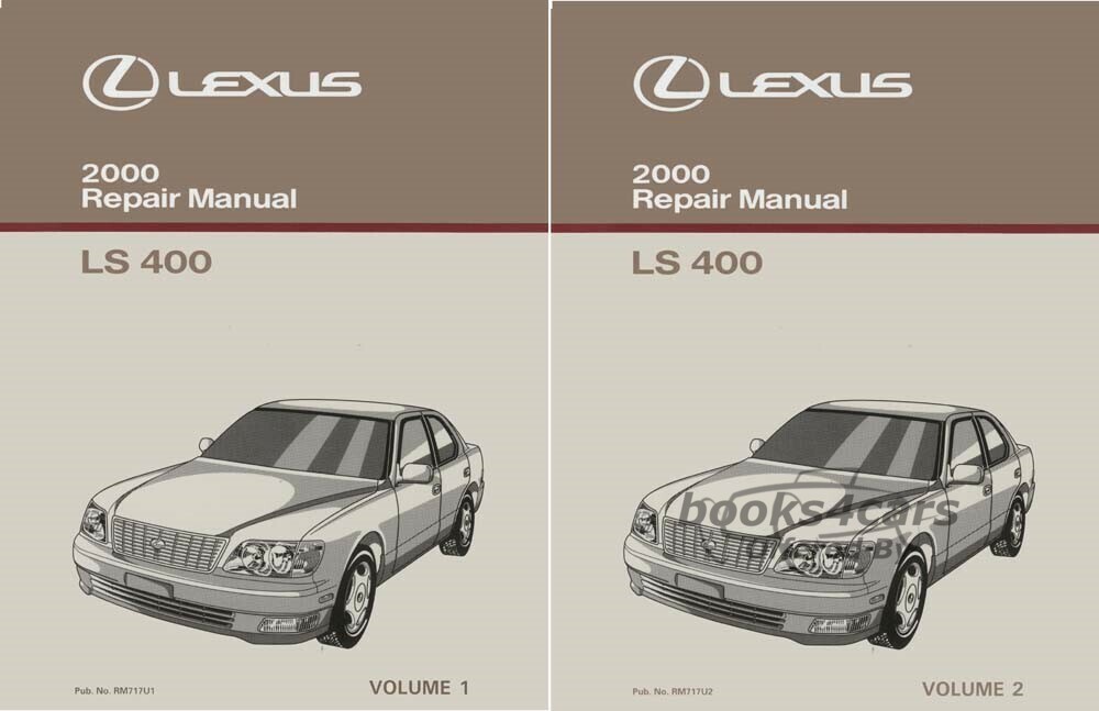 view cover of 2000 LS400 Shop Service Repair Manual Volume #2 by Lexus LS 400 engine chassis body