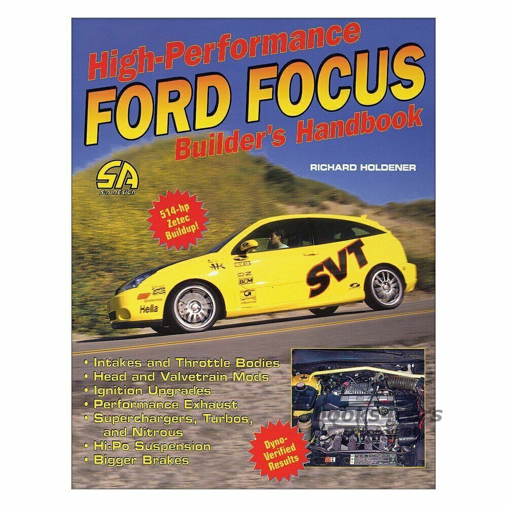 view cover of Focus High Performance builder's Handbook for compact Ford: 128 pages by R. Holdener