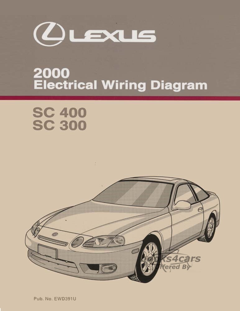view cover of 2000 SC300 400 Electrical Wiring Diagram Manual by Lexus for SC 300, SC 400