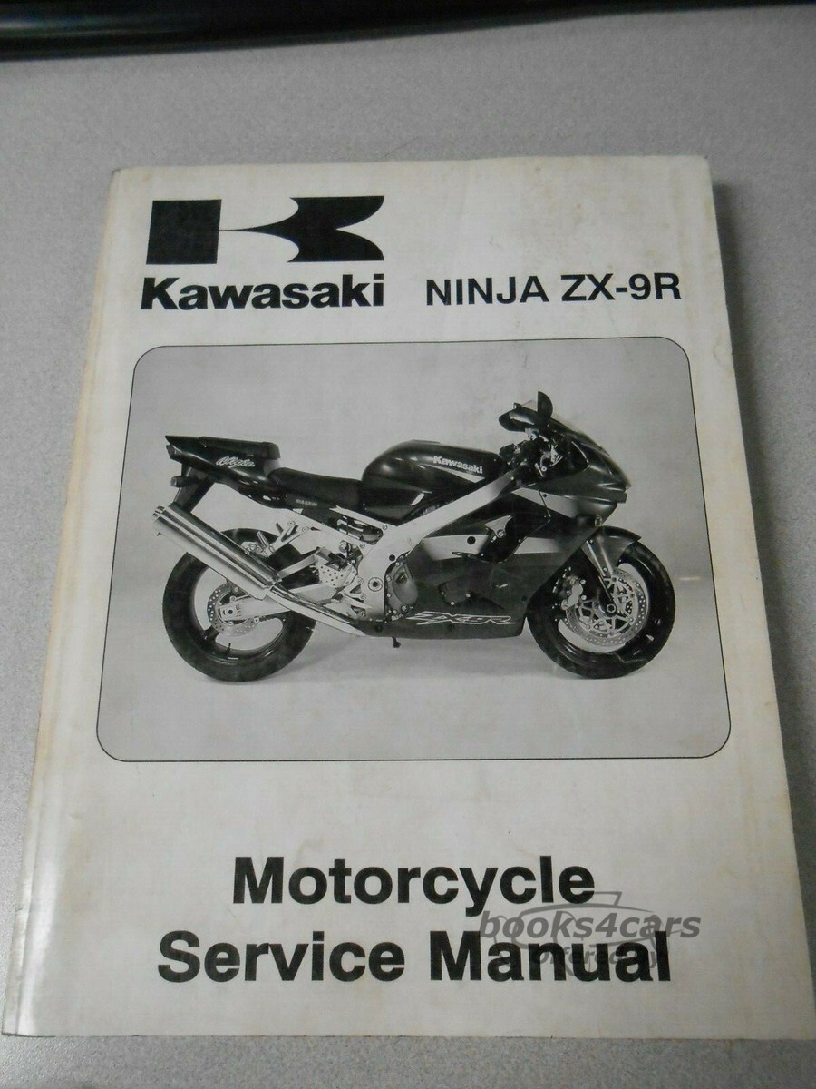 view cover of 2000 Ninja ZX-9R Shop Service Repair Manual by Kawasaki ZX