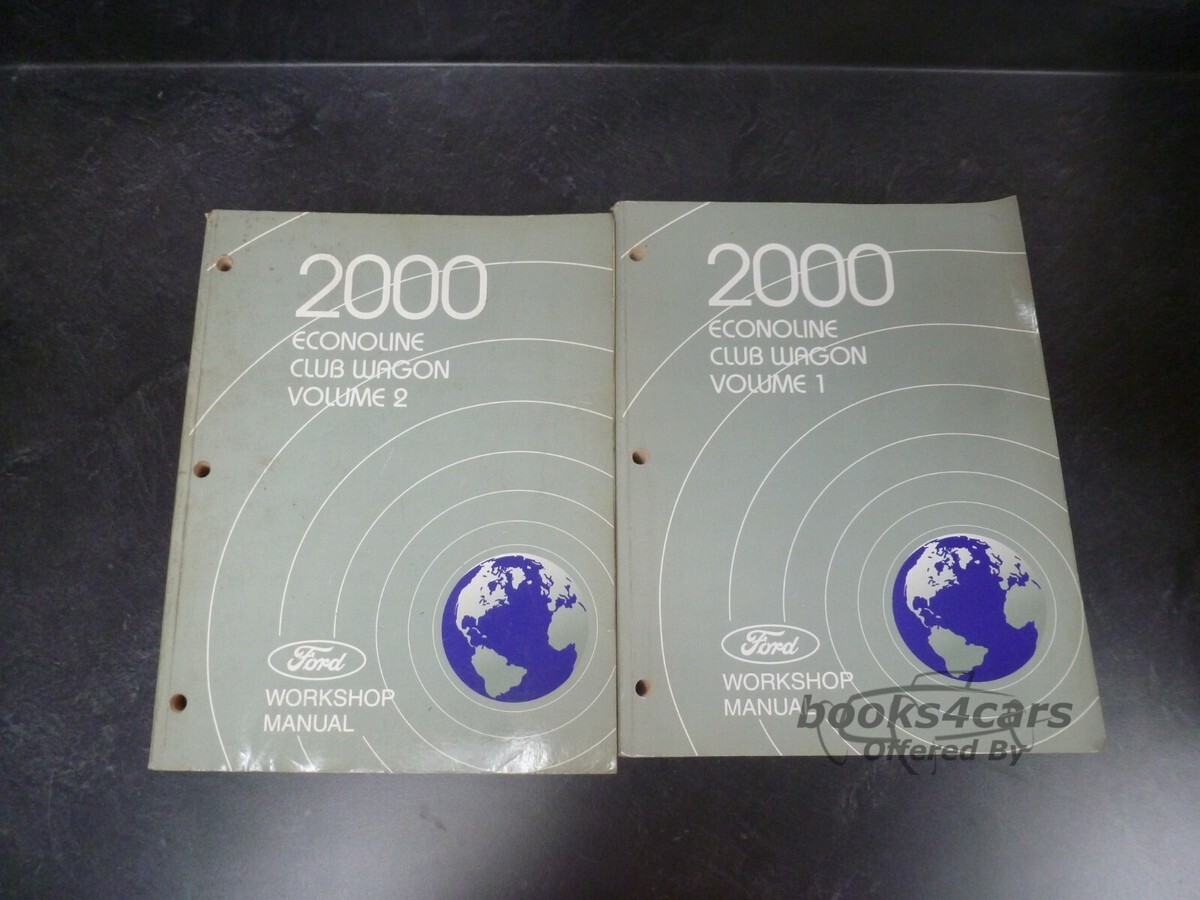 view cover of 2000 Econoline Van Shop Service Repair Manual by Ford Truck: 2 vol set
