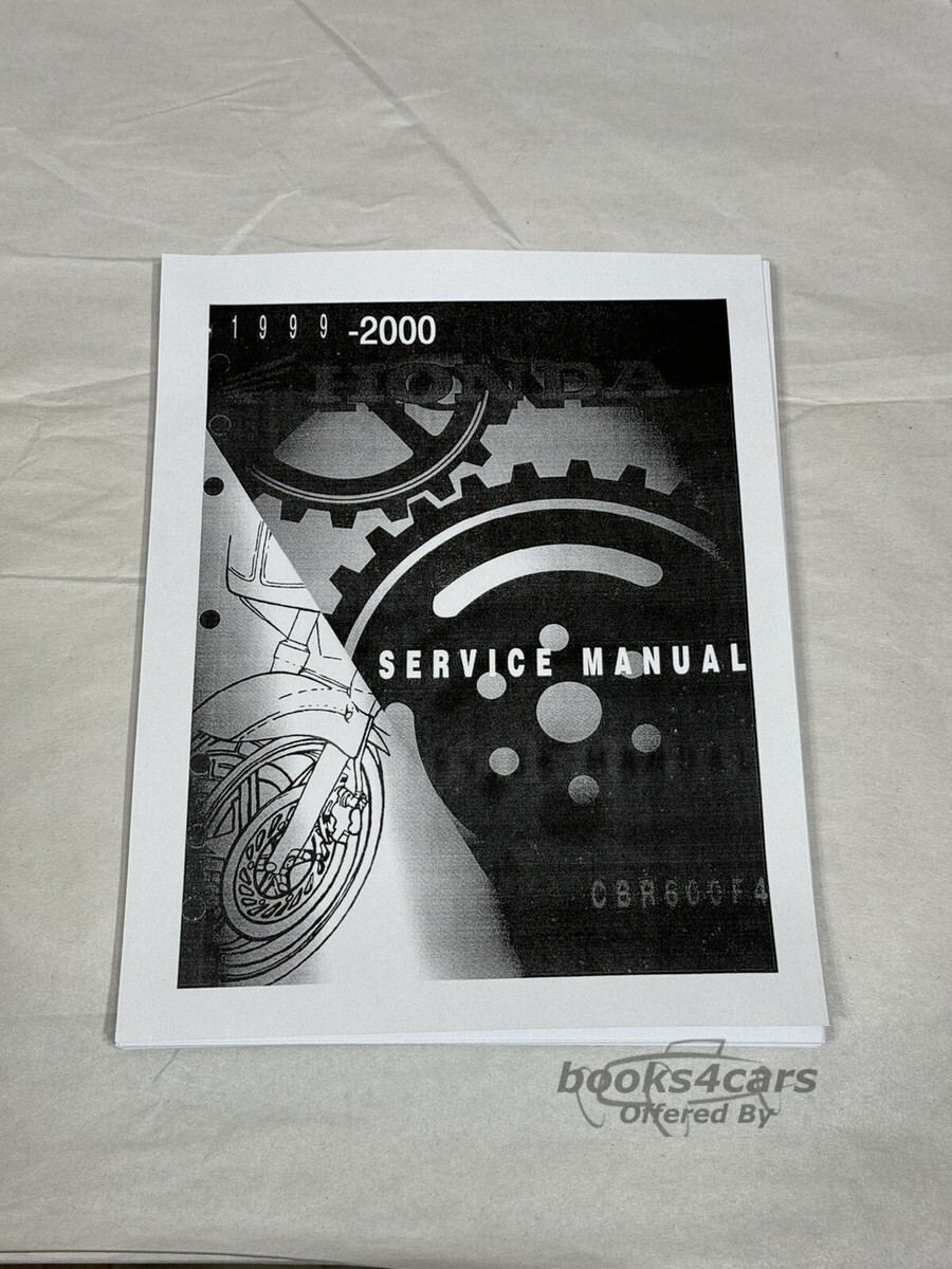 view cover of 1999-2000 CBR600F4 Shop Service Repair Manual by Honda for CBR 600 F4 CBR600