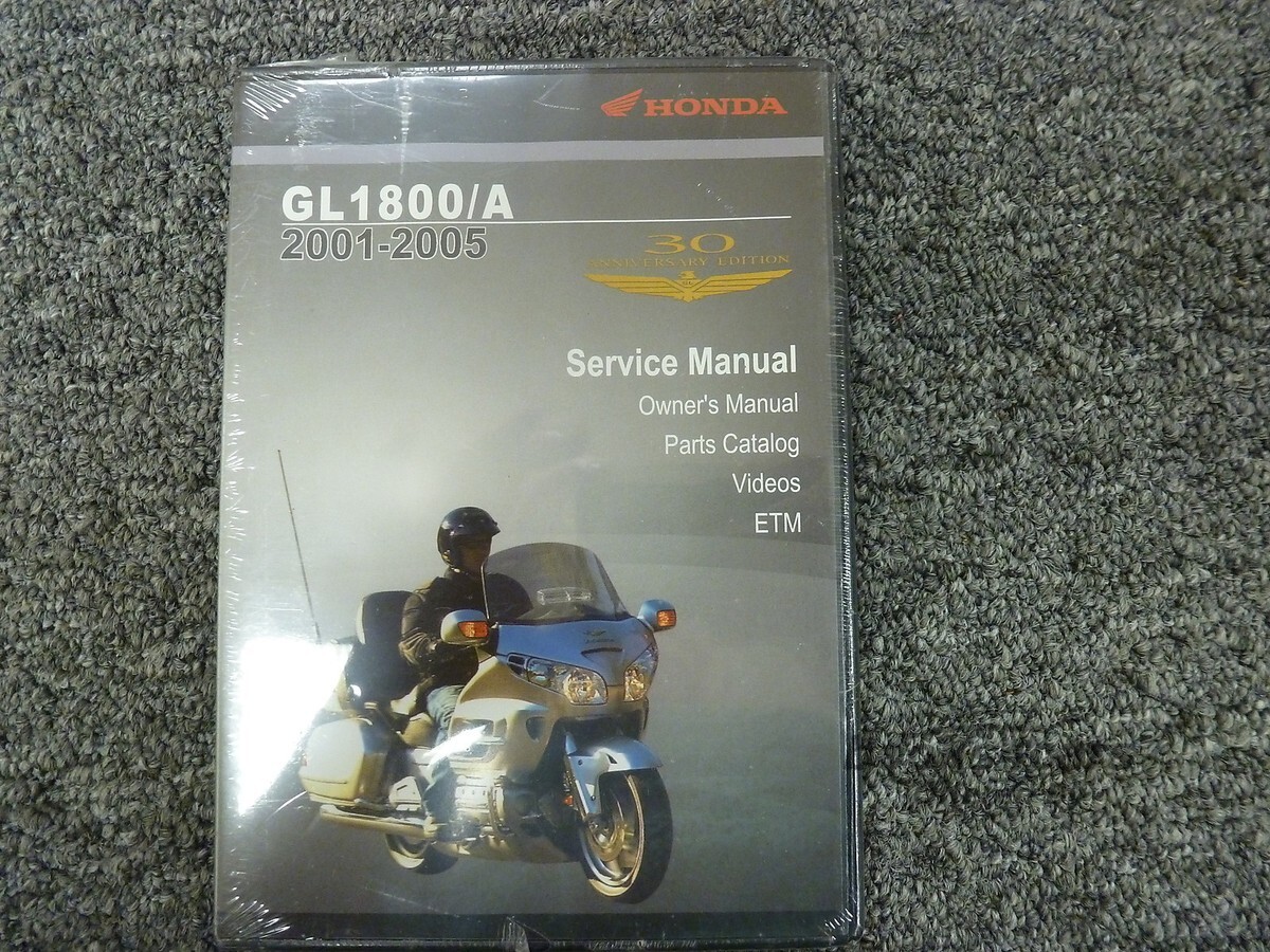 view cover of 2001-2005 GL1800 Gold Wing Shop Service Repair Manual by Honda on CD-Rom
