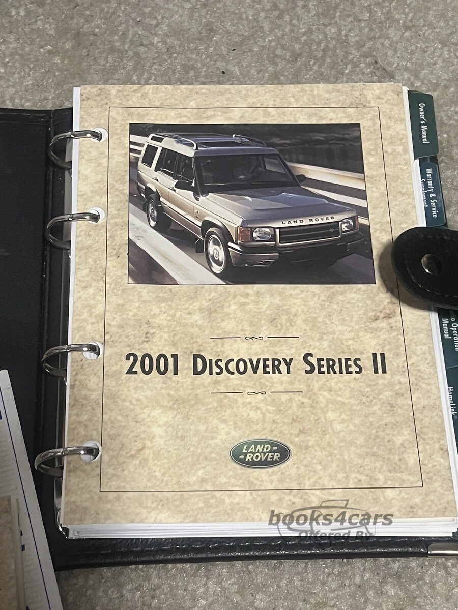 view cover of 2001 Discovery Owners Manual by Land Rover