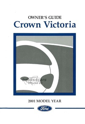 view cover of 2001 Ford Crown Victoria Owners Manual by Ford