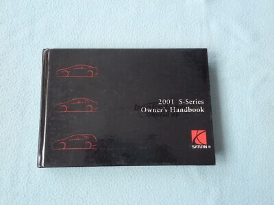 view cover of 2001 S Series Owners Manual by Saturn