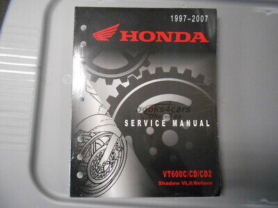view cover of 1997-2007 VT600C CD CD2 Shadow VLX Deluxe Shop Service Repair Manual by Honda VT 600