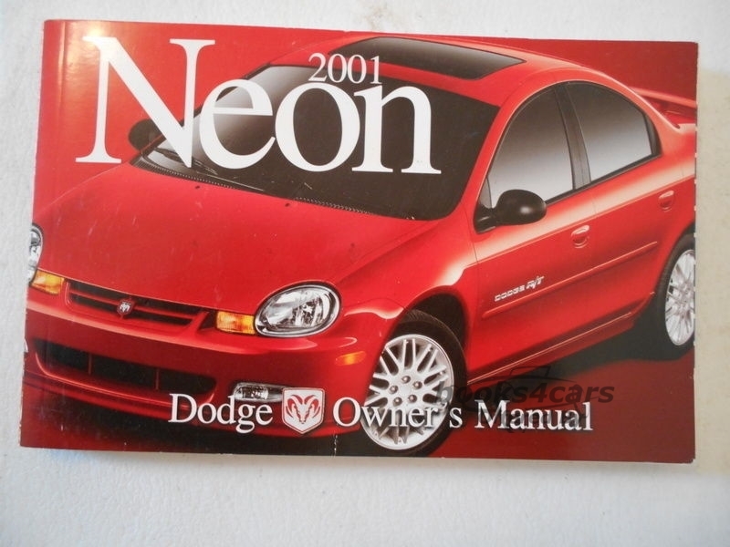 view cover of 2001 Dodge Neon Owners Manual by Dodge