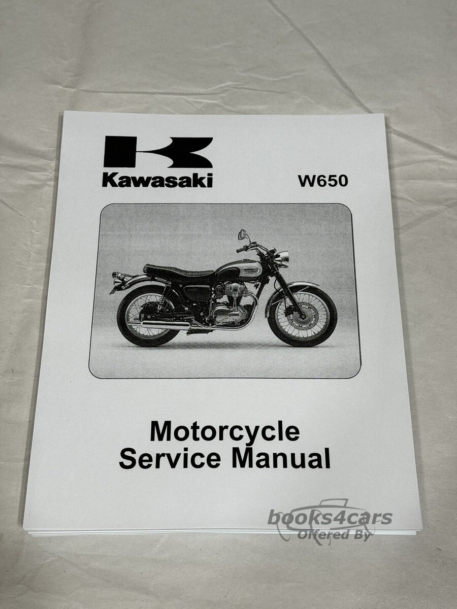 view cover of 1999-2006 W650 Shop Service Repair Manual by Kawasaki