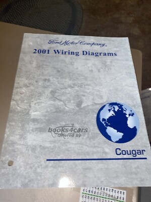 view cover of 2001 Cougar Wiring Diagrams Manual by Ford Mercury