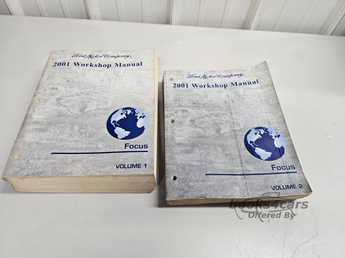 view cover of 2001 Focus Shop Service Repair Manual set by Ford