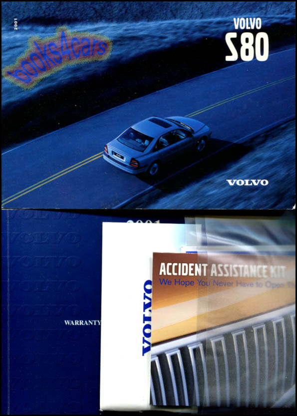 view cover of 2001 S80 Owners Manual by Volvo