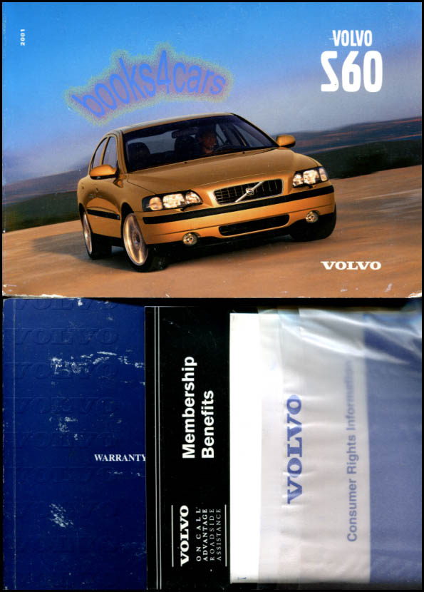 view cover of 2001 S60 Owners Manual by Volvo