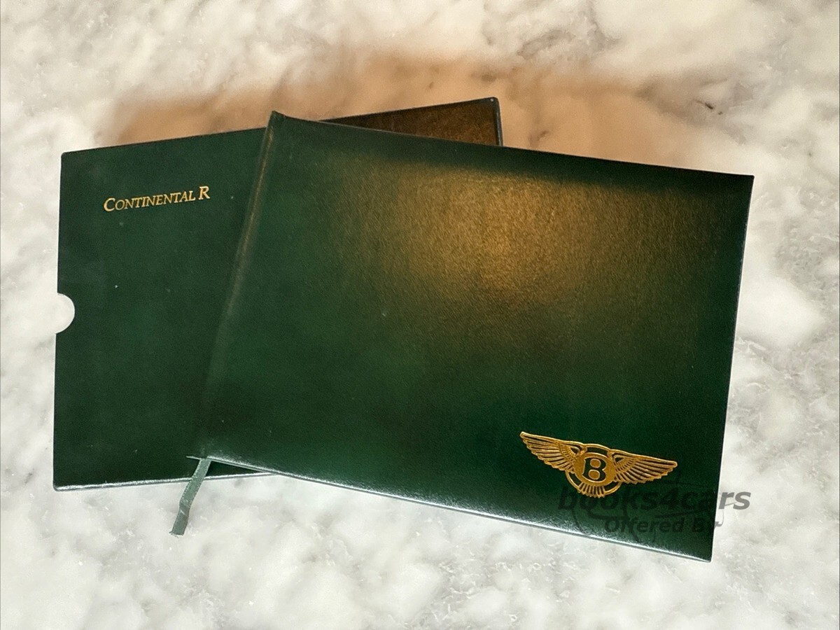view cover of Continental R LeMans Series Owners Manual Handbook by Bentley