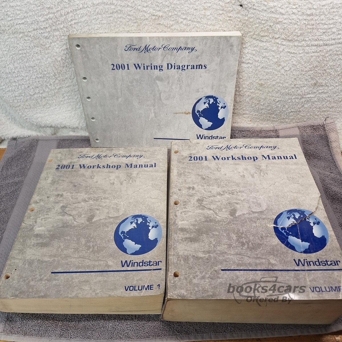 view cover of 2001 Windstar shop Service repair Manual 2 volme Set by Ford
