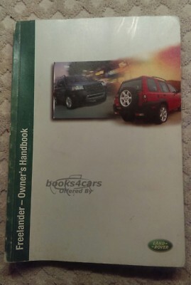 view cover of 2001 Land Rover Freelander owners manual