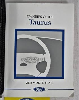view cover of 2002 Taurus Owners Manual By Ford