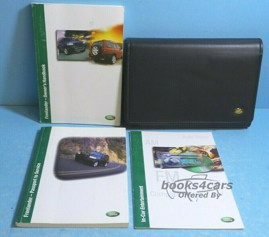 view cover of 2002 Freelander owners manual by Land Rover