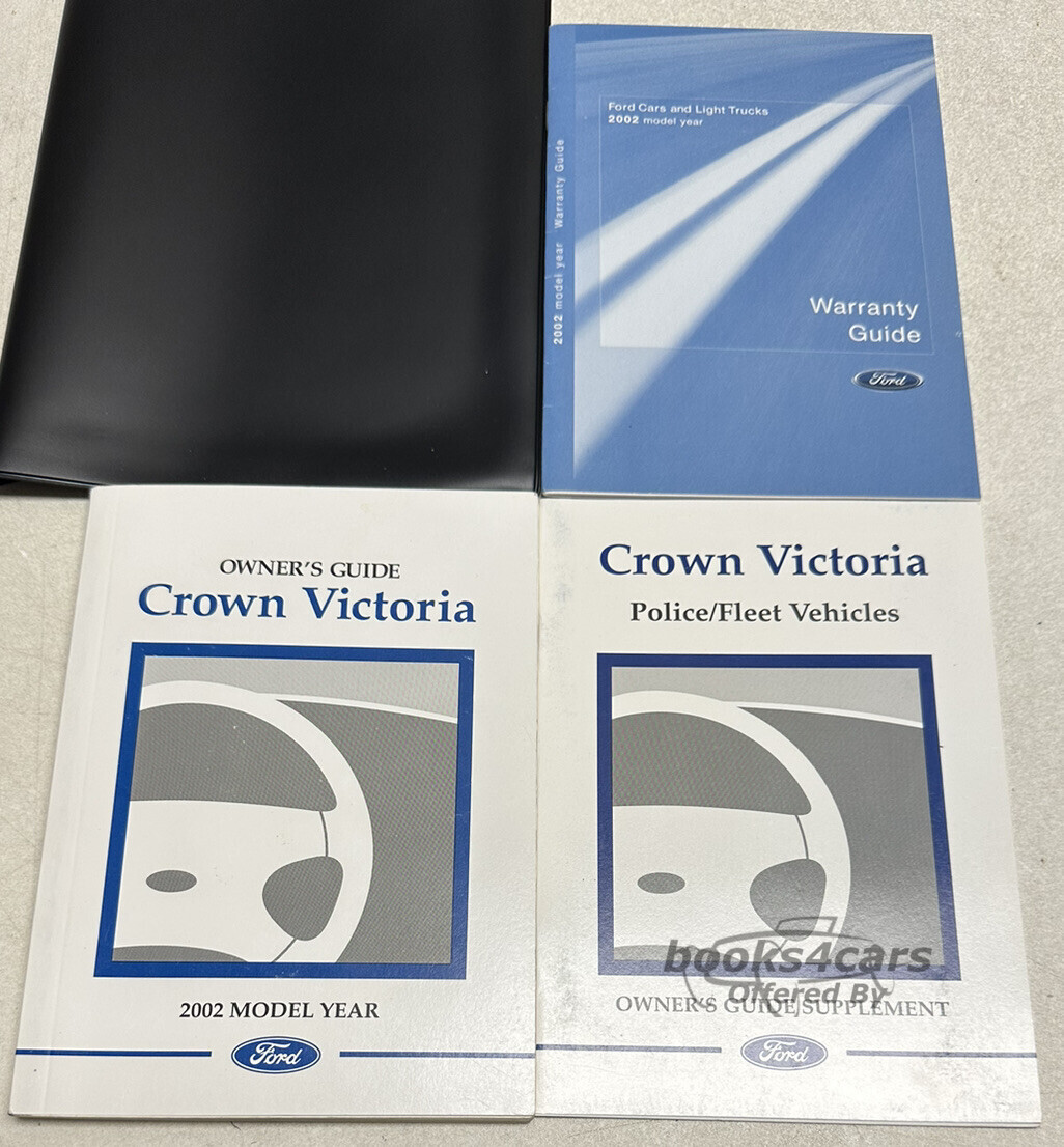 view cover of 2002 Crown Victoria Owners Manual by Ford