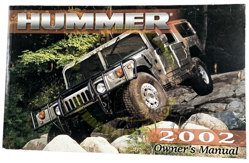 view cover of 2002 H1 owners manual by Hummer