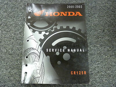 view cover of 2000-2003 CR125R Shop Service Repair Manual by Honda