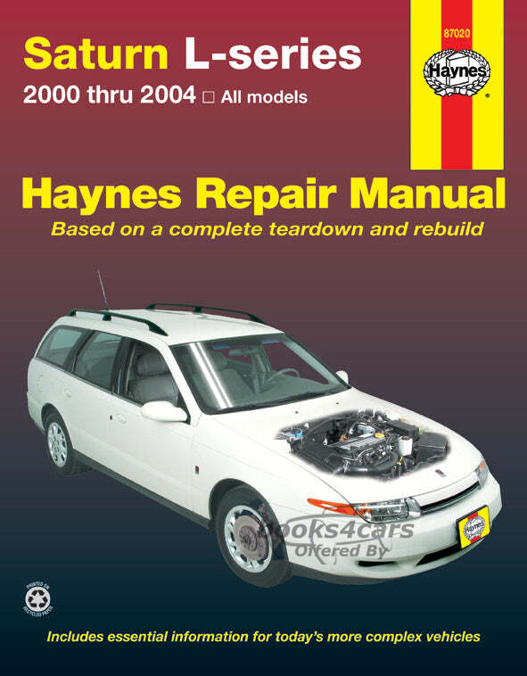 view cover of 2000 - 2004 Saturn L Series Shop Service Repair Manual by Haynes