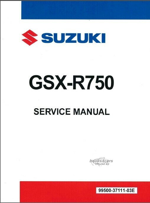 view cover of 2002 GSX-R750 Shop Service Repair Manual Supplement covering service procedures that differ from the 2001 model by Suzuki