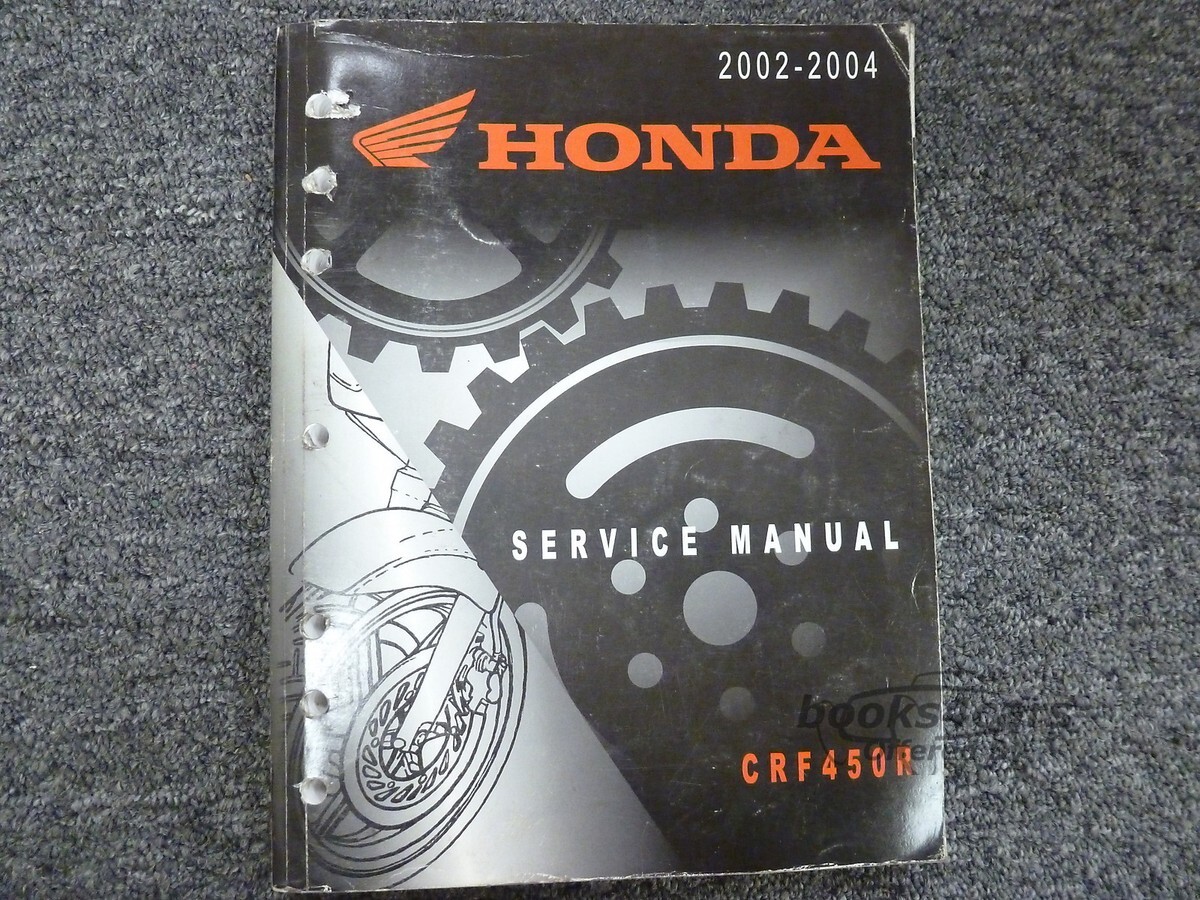 view cover of 2002-2003 CRF 450R Service Repair Manual by Honda Motorcycle