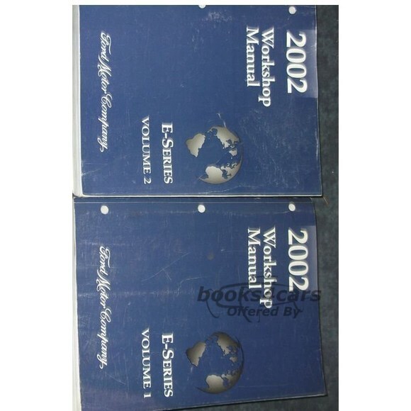view cover of 2002 Econoline Workshop Manual 2 Vol. Set by Ford