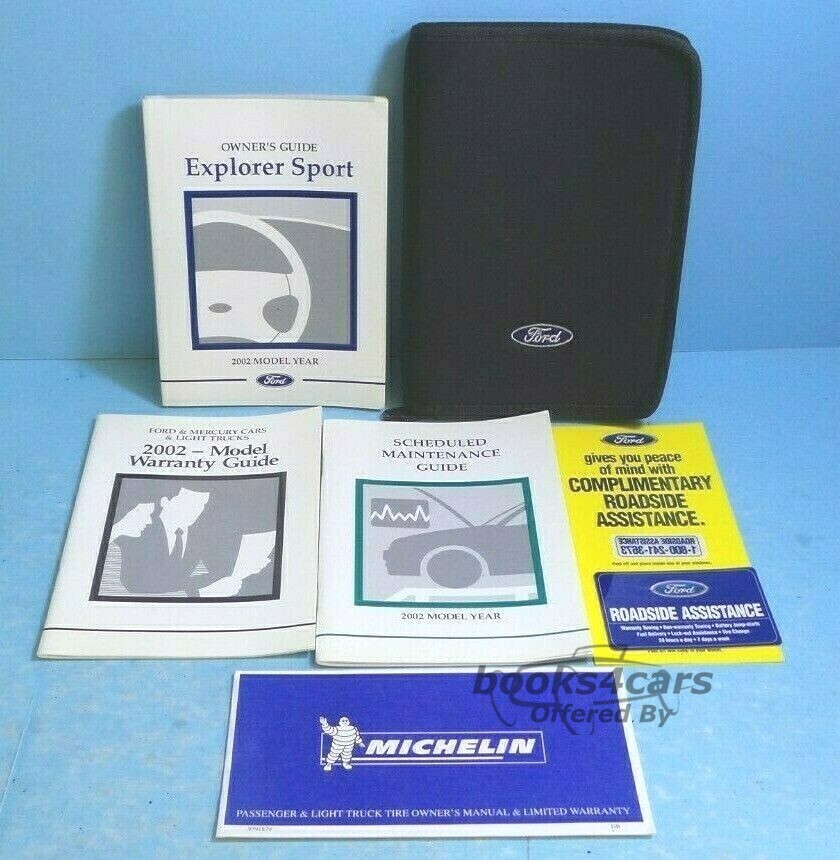 view cover of 2002 Explorer Sport Owners Manual by Ford Truck