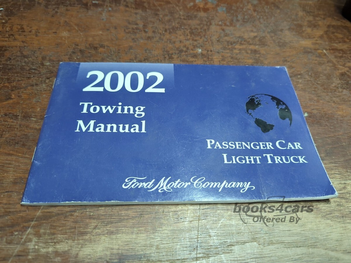 view cover of 2002 Towing Manual Car and Truck by Ford