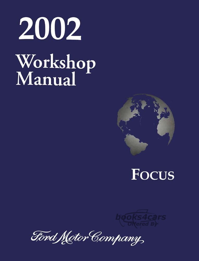 view cover of 2002 Focus Shop Service Repair Manual by Ford also covers SVT