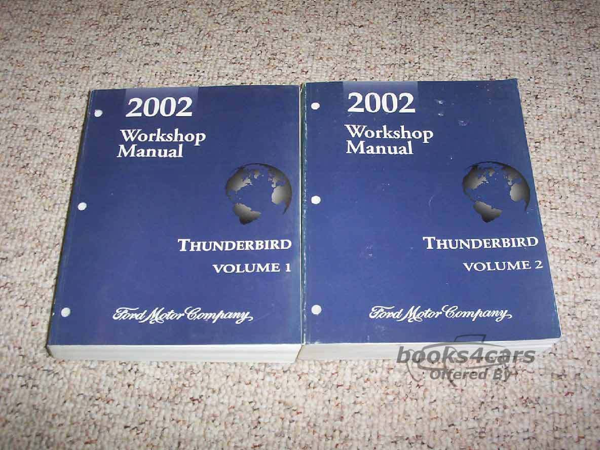 view cover of 2002 Thunderbird Shop Service Repair Manual by Ford