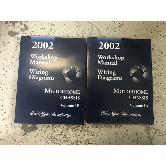 view cover of 2002 Ford Motorhome Chassis Shop Service Repair Manual including Wiring Diagram Manual for Motor-home chassis by Ford