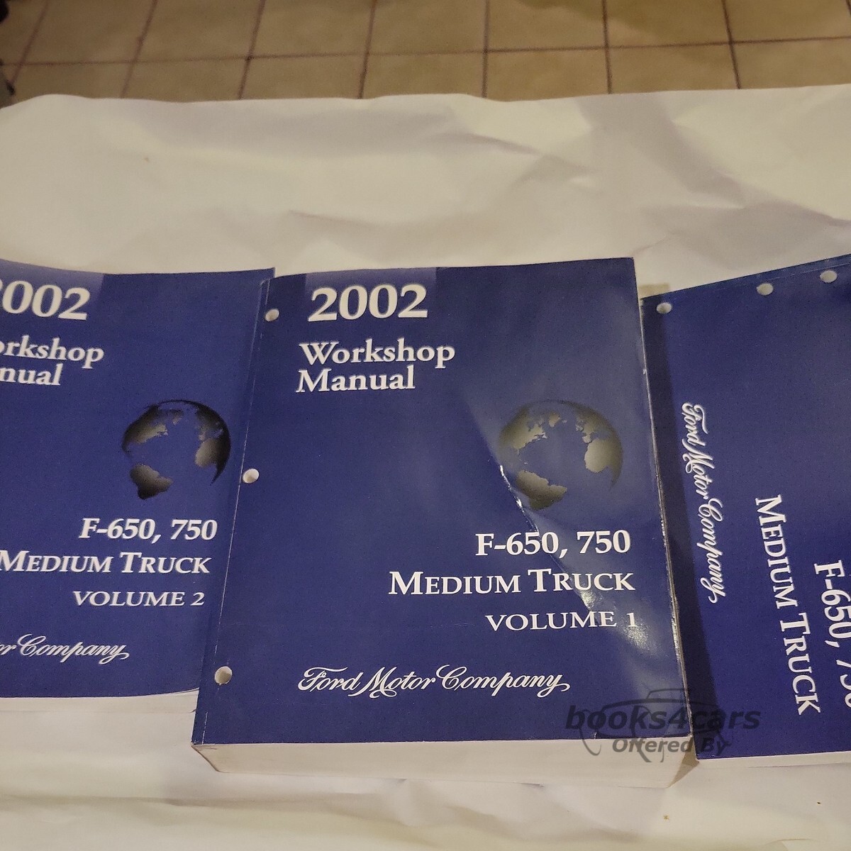 view cover of 2002 F650 F750 Medium Duty Truck Shop Service Repair Manual by Ford 2 Vol. Set F-650 F-750