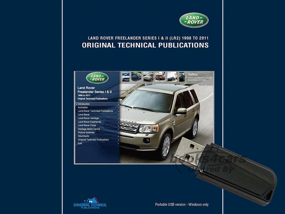 view cover of 1998-2011 Freelander & LR2 all Manuals Collection by Land Rover on DVD CD including Shop Manuals Owners Manuals Parts Manuals & more