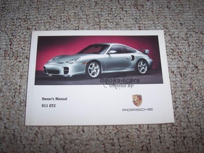 view cover of 2002 911 GT2 Turbo owners manual by Porsche