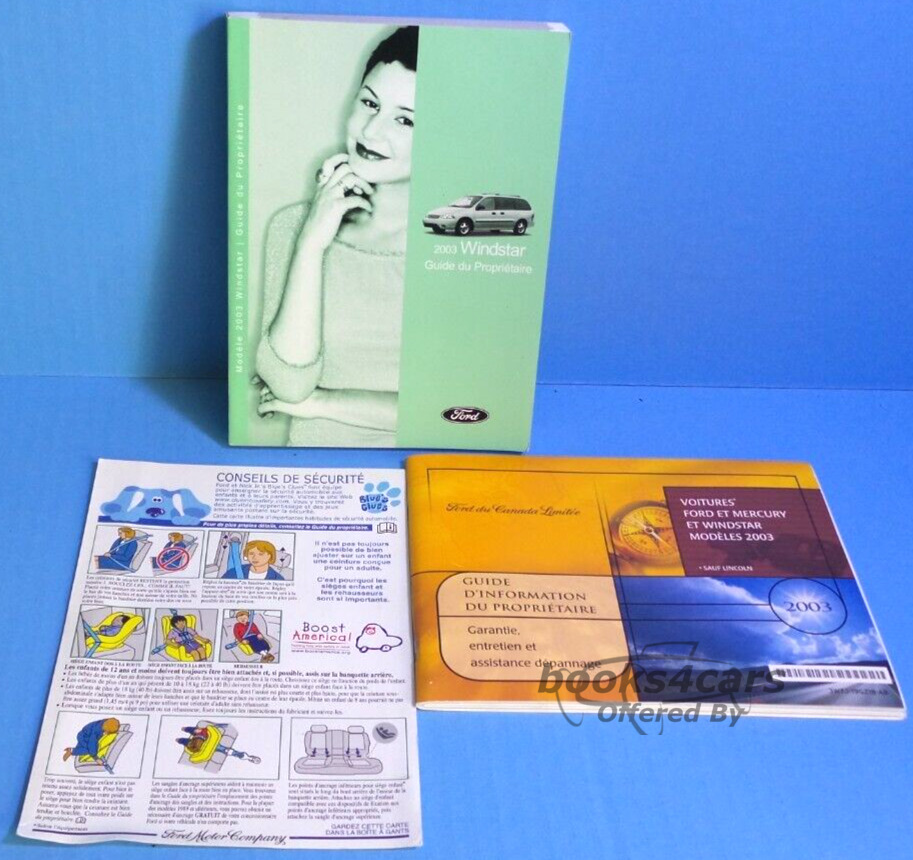 view cover of 2003 Windstar Owners Manual by Ford