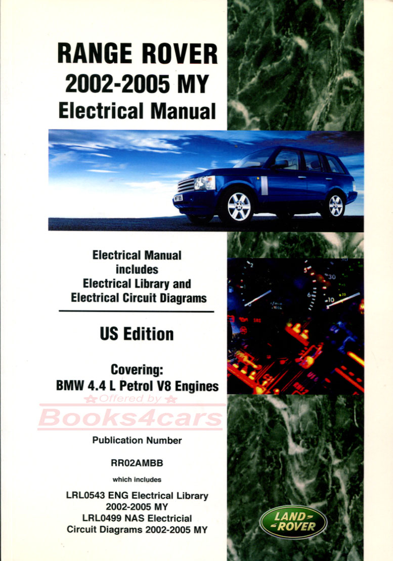 view cover of 2002-2005 Range Rover Electrical wiring Shop Manual by Land Rover