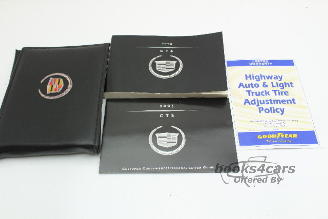 view cover of 2003 CTS Owners Manual by Cadillac