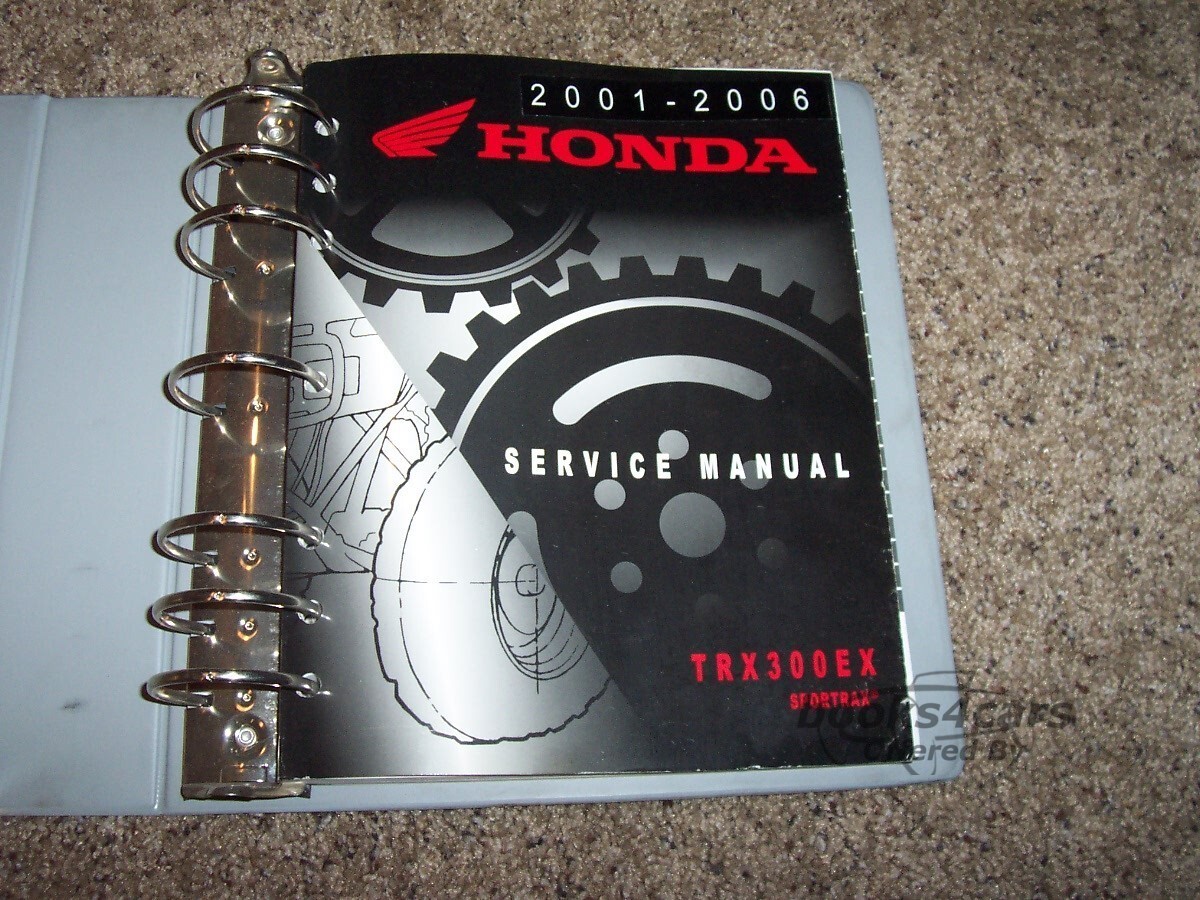 view cover of 2001-2006 TRX300EX Sportrax Shop Service Repair Manual by Honda TRX 300