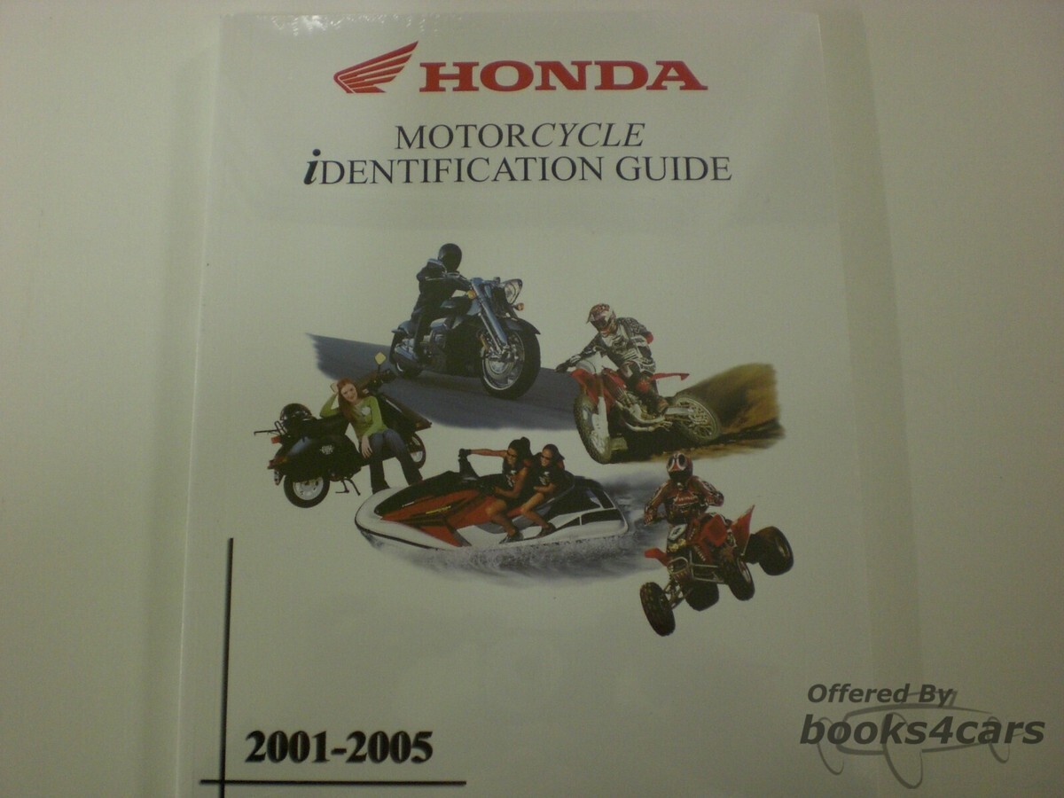 view cover of 2001-2005 Honda Motorcycle Model Identification Guide by Honda