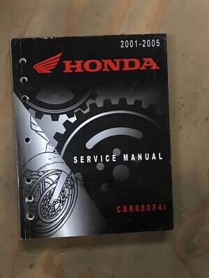 view cover of 2001-2005 CBR600F4i Shop Service Repair Manual by Honda CBR 600