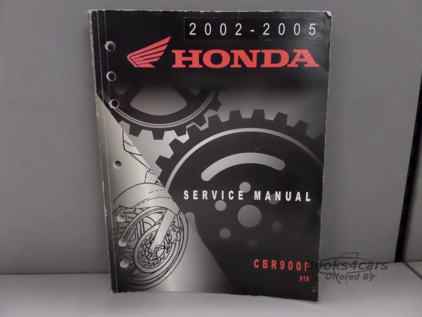 view cover of 2002-2005 CBR900F 919 Shop Service Repair Manual by Honda CBR 900