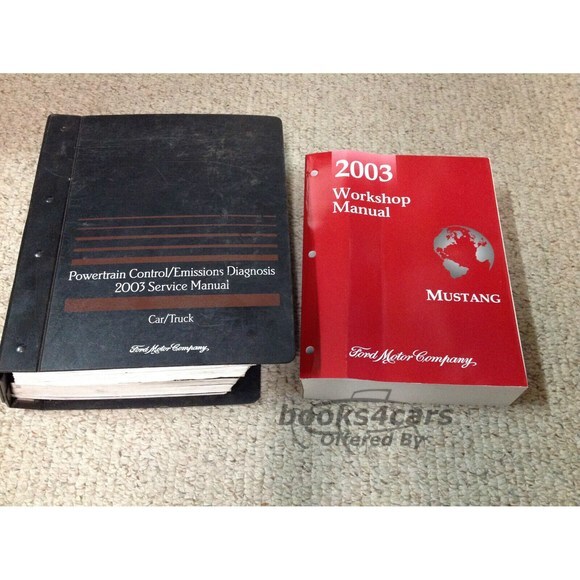 view cover of 2003 Mustang Shop Service Repair Manual by Ford